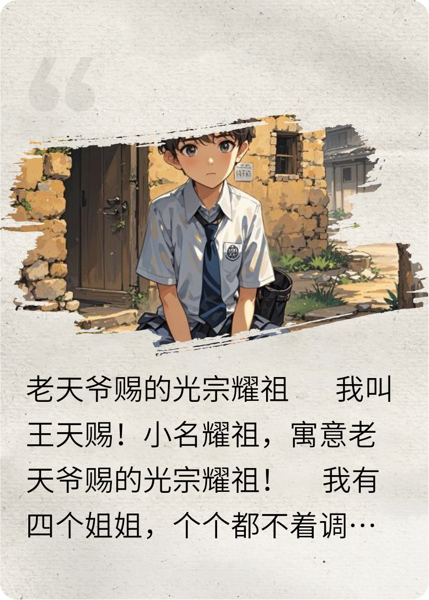 我是老天爷赐的光宗耀祖