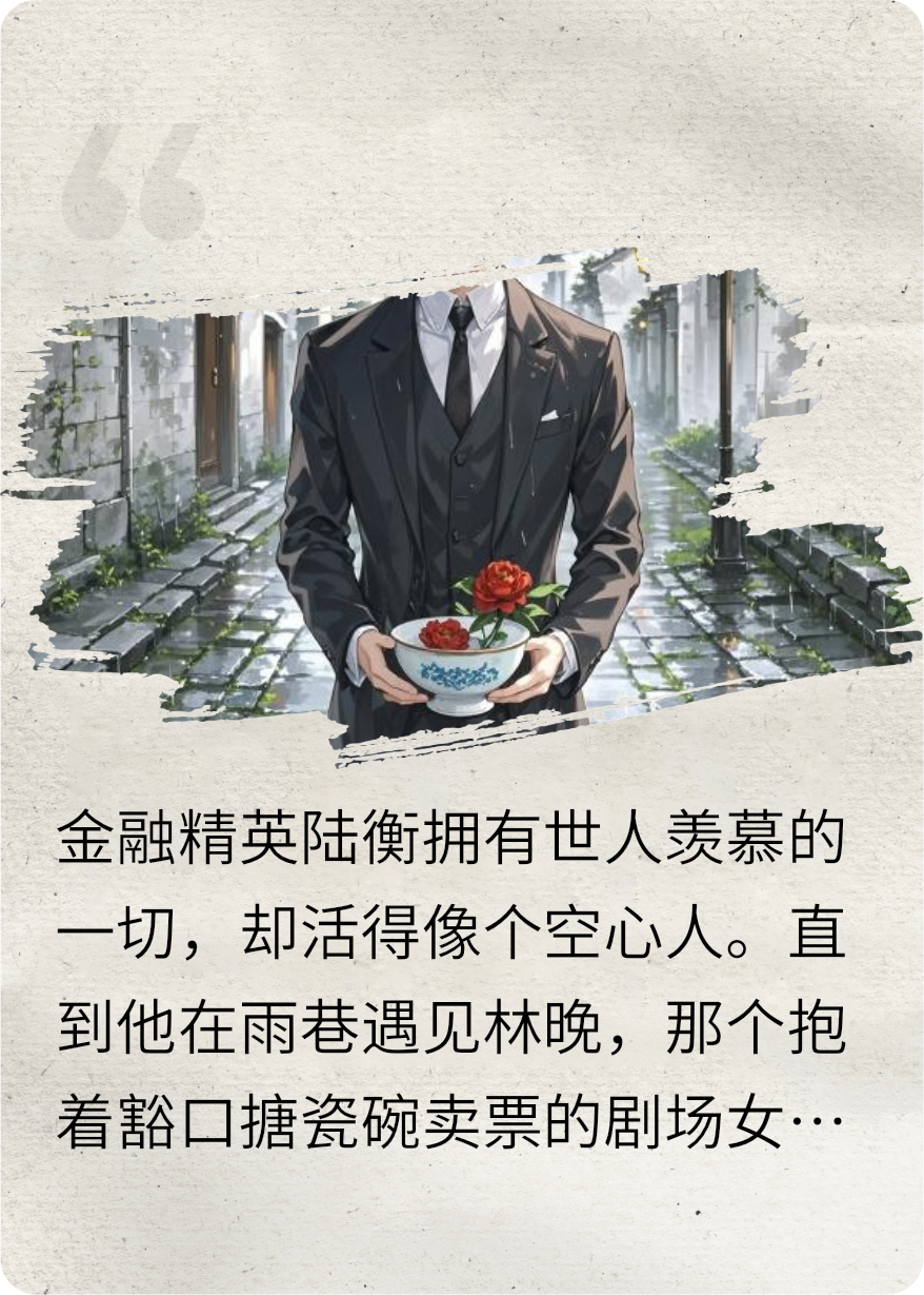 雨巷里的搪瓷碗与半把伞