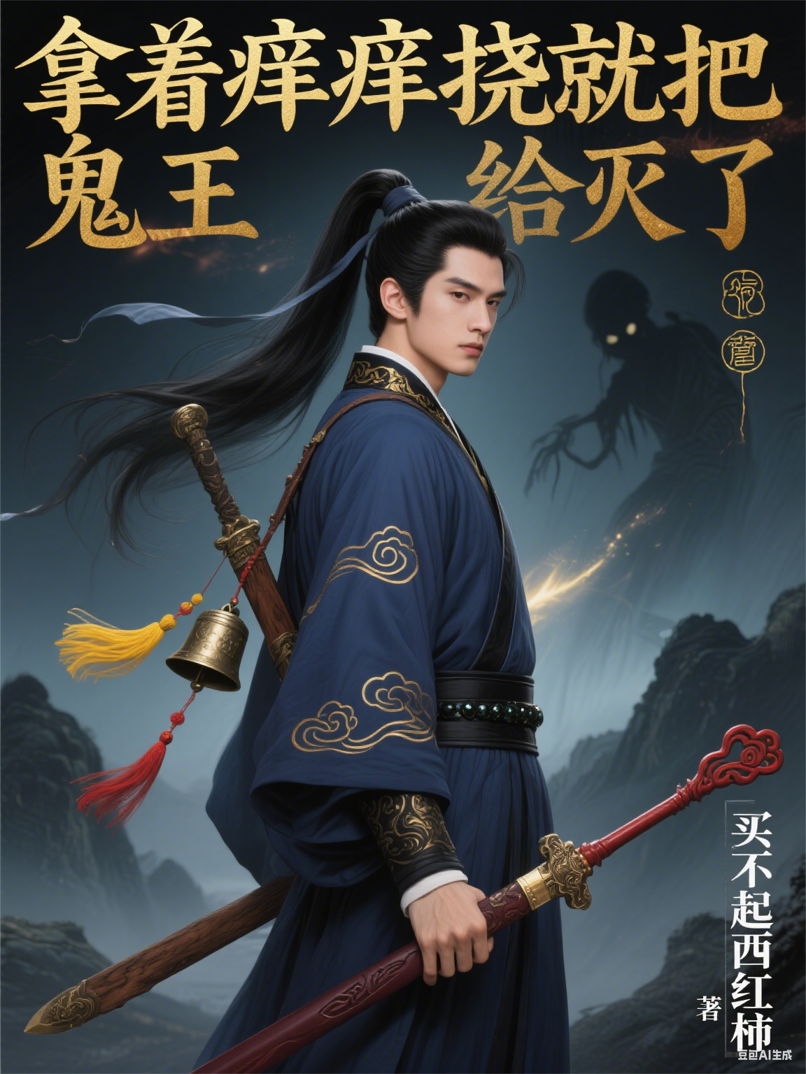 拿着痒痒挠就把鬼王给灭了