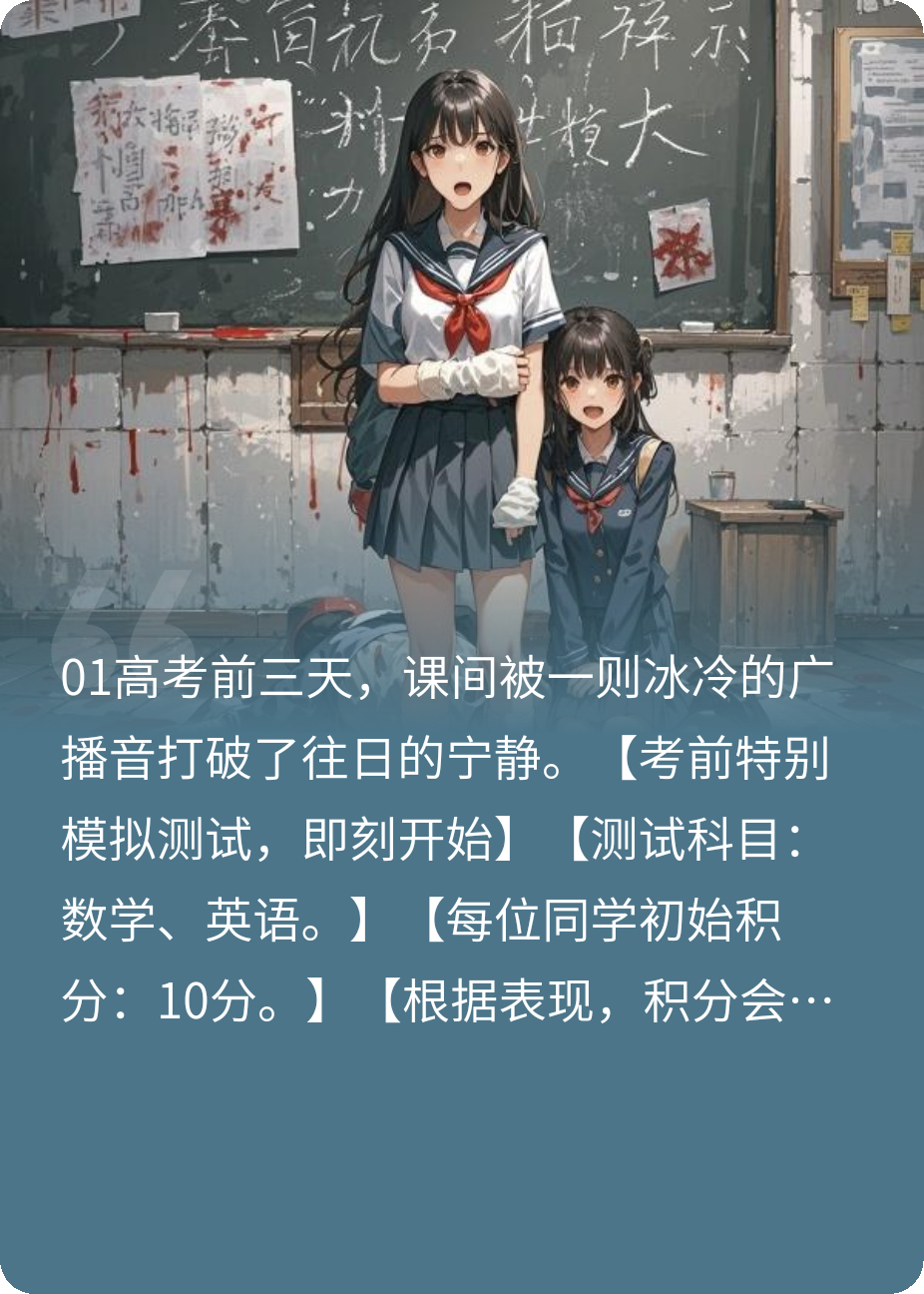 高考前的恐怖测试