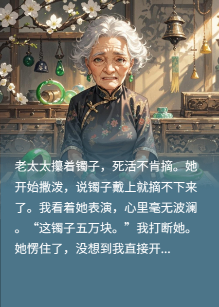 老太试镯子撒泼，谁知错入因果店
