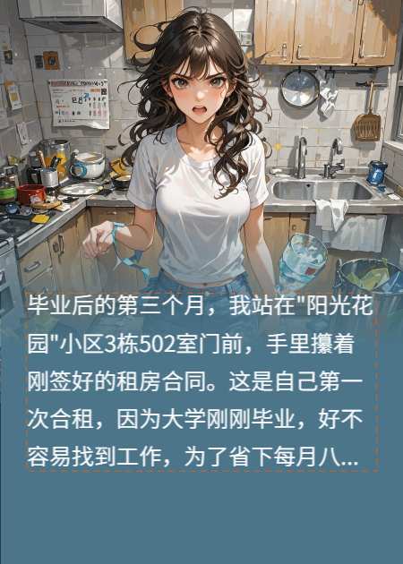 室友随地大小便，居然说个人习惯