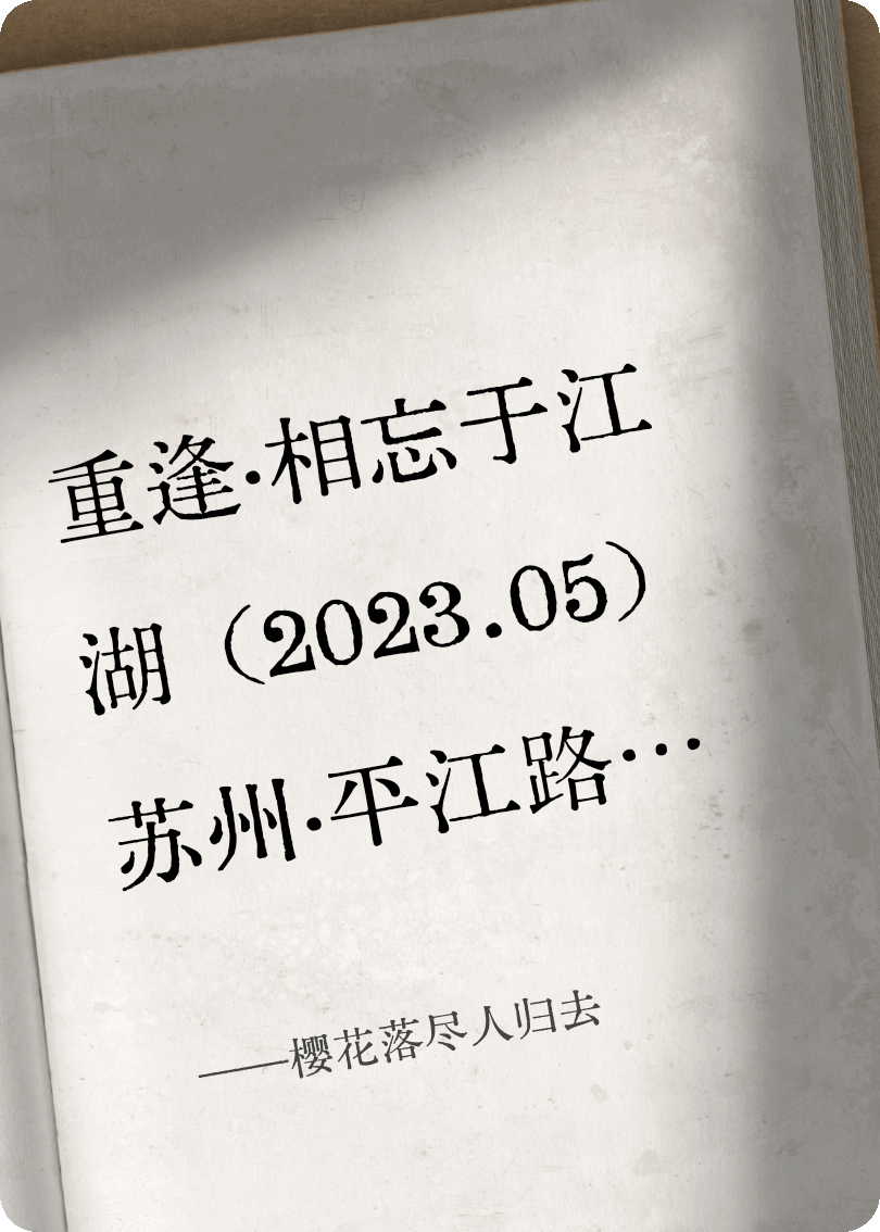 樱花落尽人归去