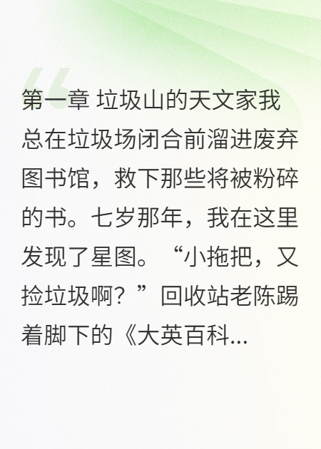 拾荒家的星图