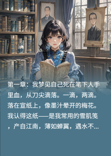 我写的反派杀我全家，结果他才是被我操控的剧本