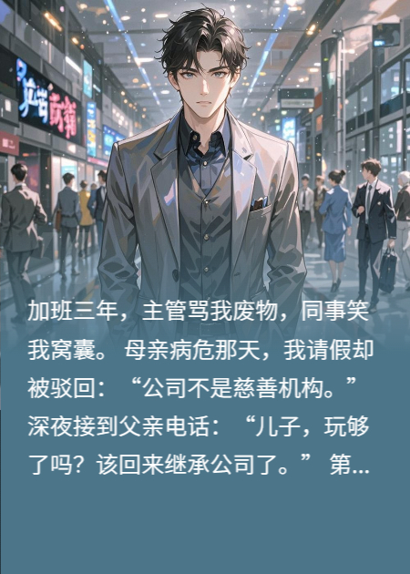 牛马三年，我家竟是公司幕后老板