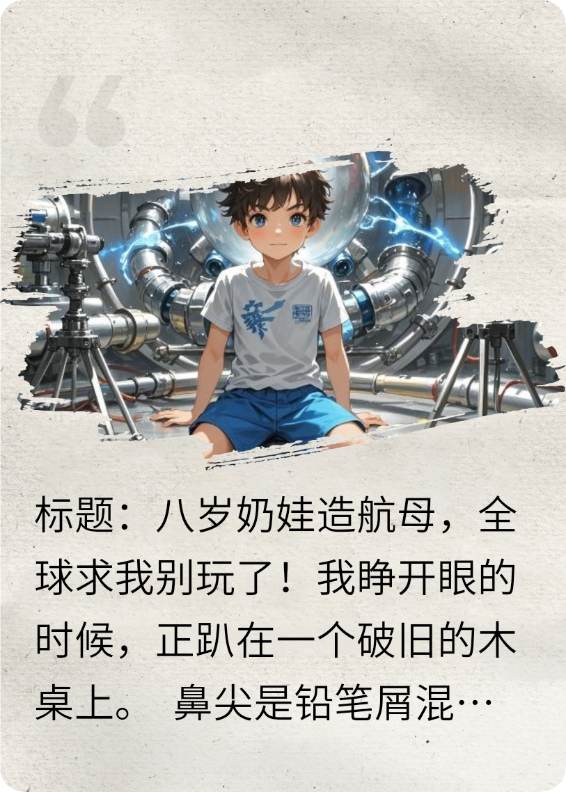 标题：八岁奶娃造航母，全球求我别玩了！
