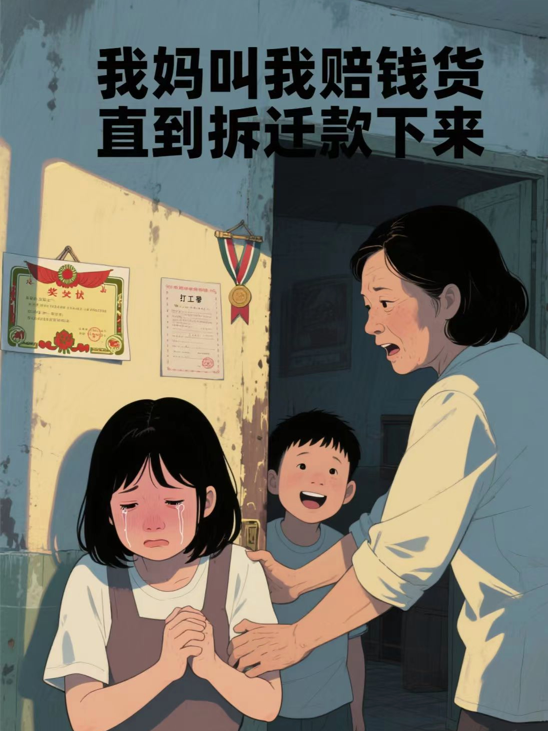 我妈叫我赔钱货，直到拆迁款下来