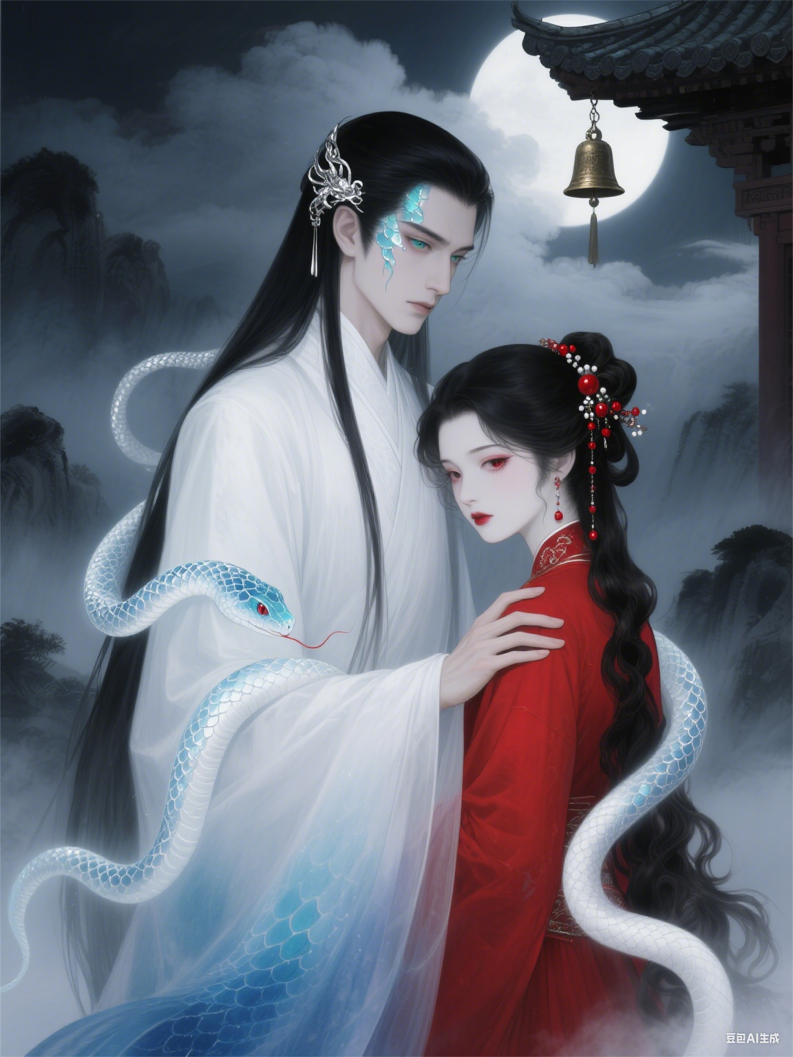 直播冥婚，蛇仙老公杀穿直播间