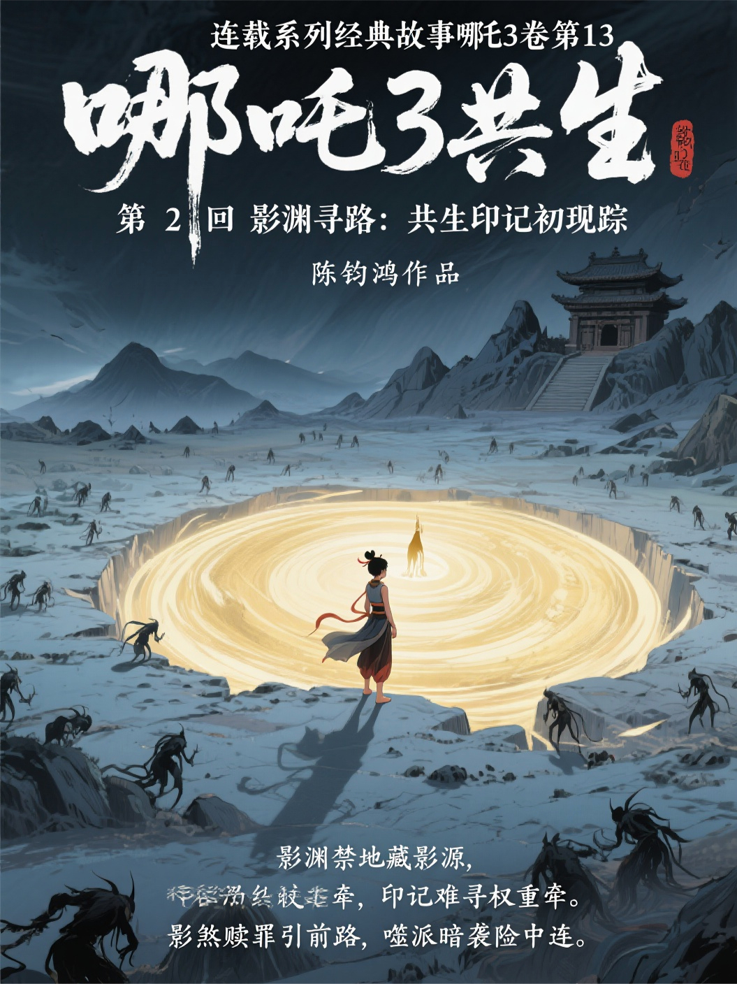 哪吒3卷第13部影纹共生第2回影渊寻路：共生印记初现踪