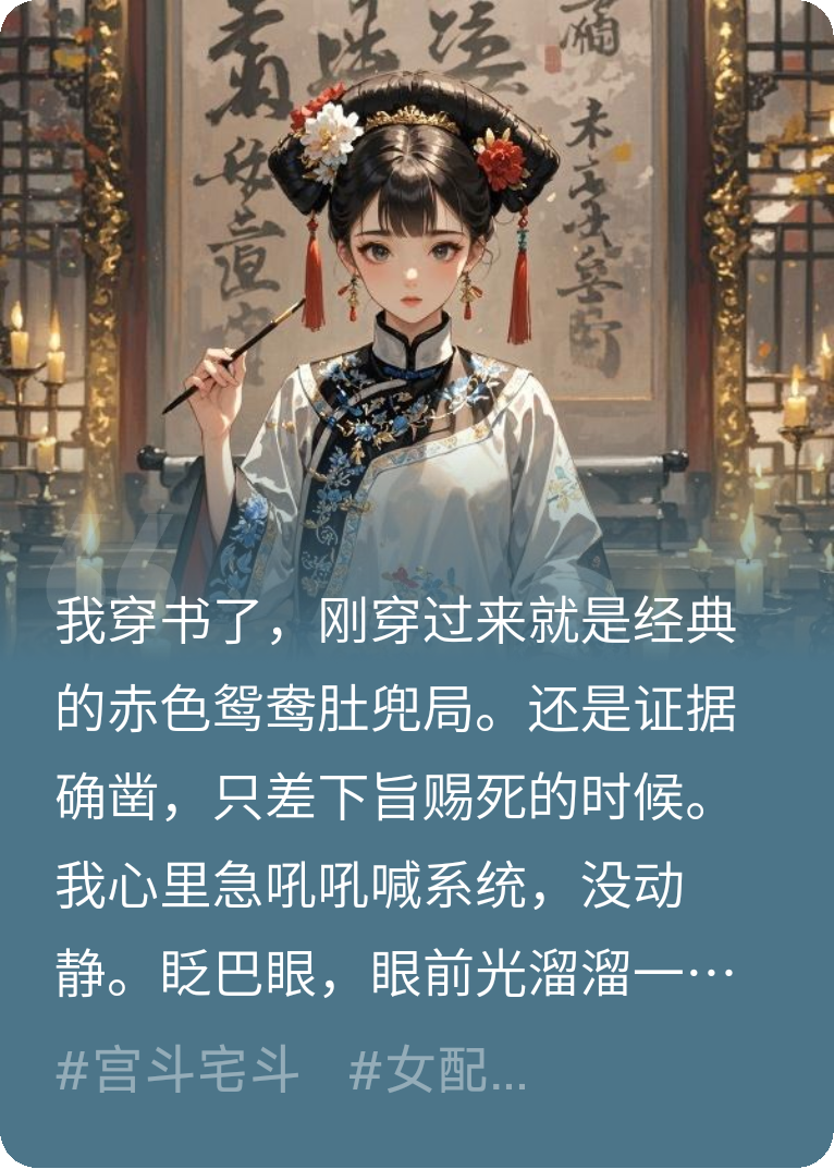 穿书后，我靠让皇帝闭嘴躺赢后宫