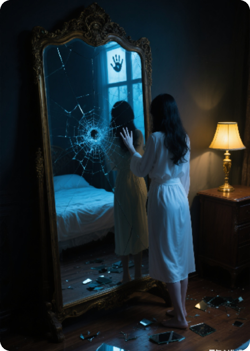 镜中回声:午夜访客