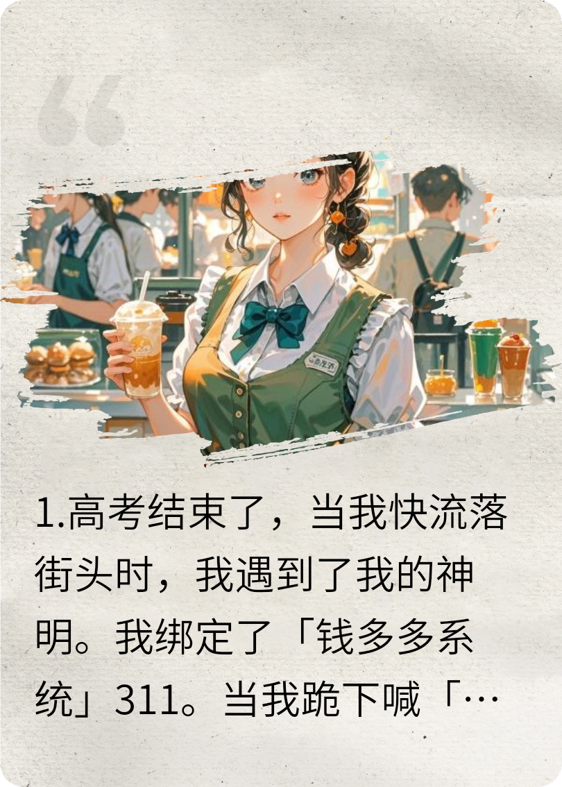 高考后我成了奶茶店超人