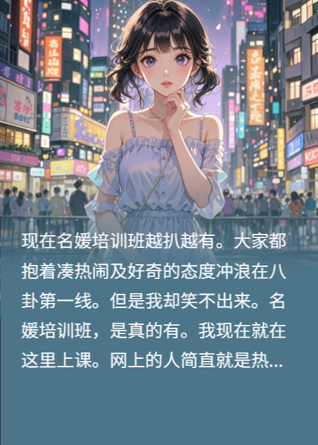 花十万报名后发现名媛是门技术活