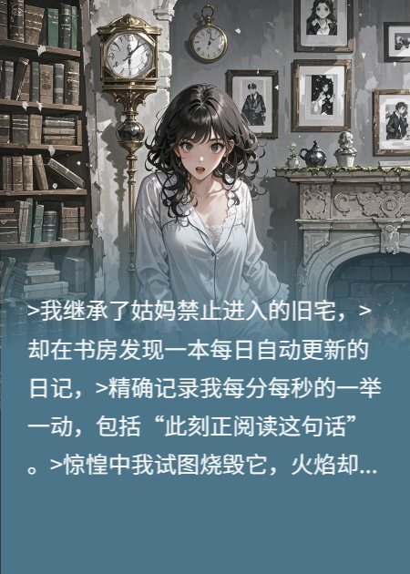 抽屉里有本日记，写着我今天去世