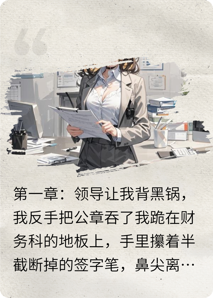领导让我背黑锅，我反手把公章吞了