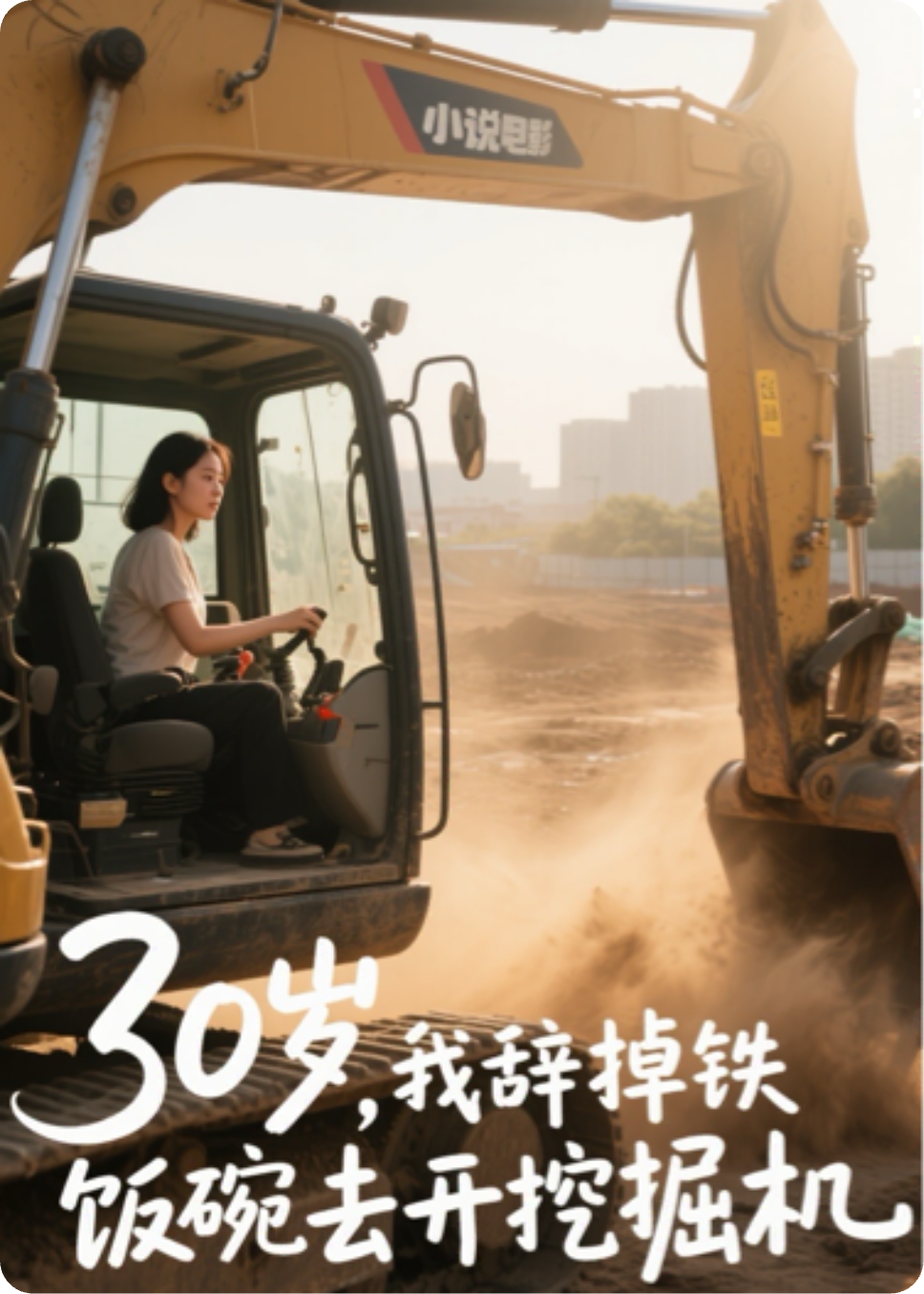 30岁，我辞掉铁饭碗去开挖掘机
