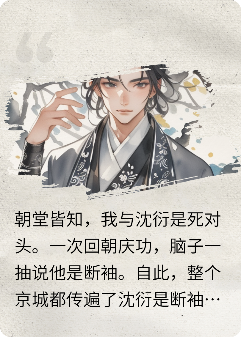 说死对头是断袖之后