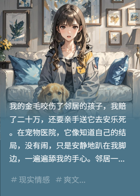 金毛咬人安乐死，兽医看了说冤枉