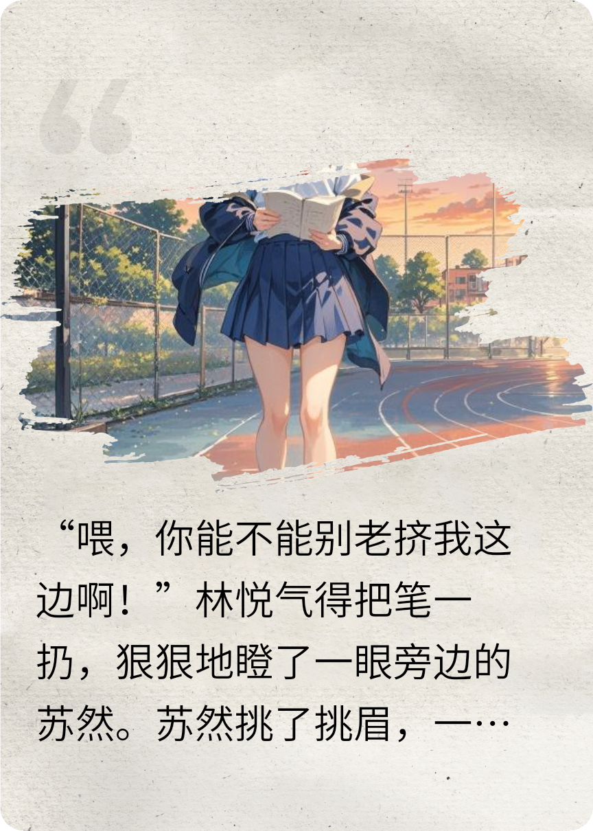 他的校服外套只给我