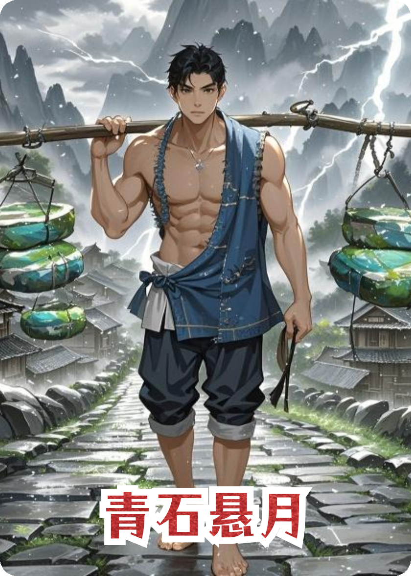 青石悬月