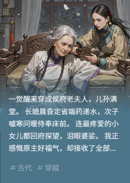 穿成病弱老太，儿孙个个想我死