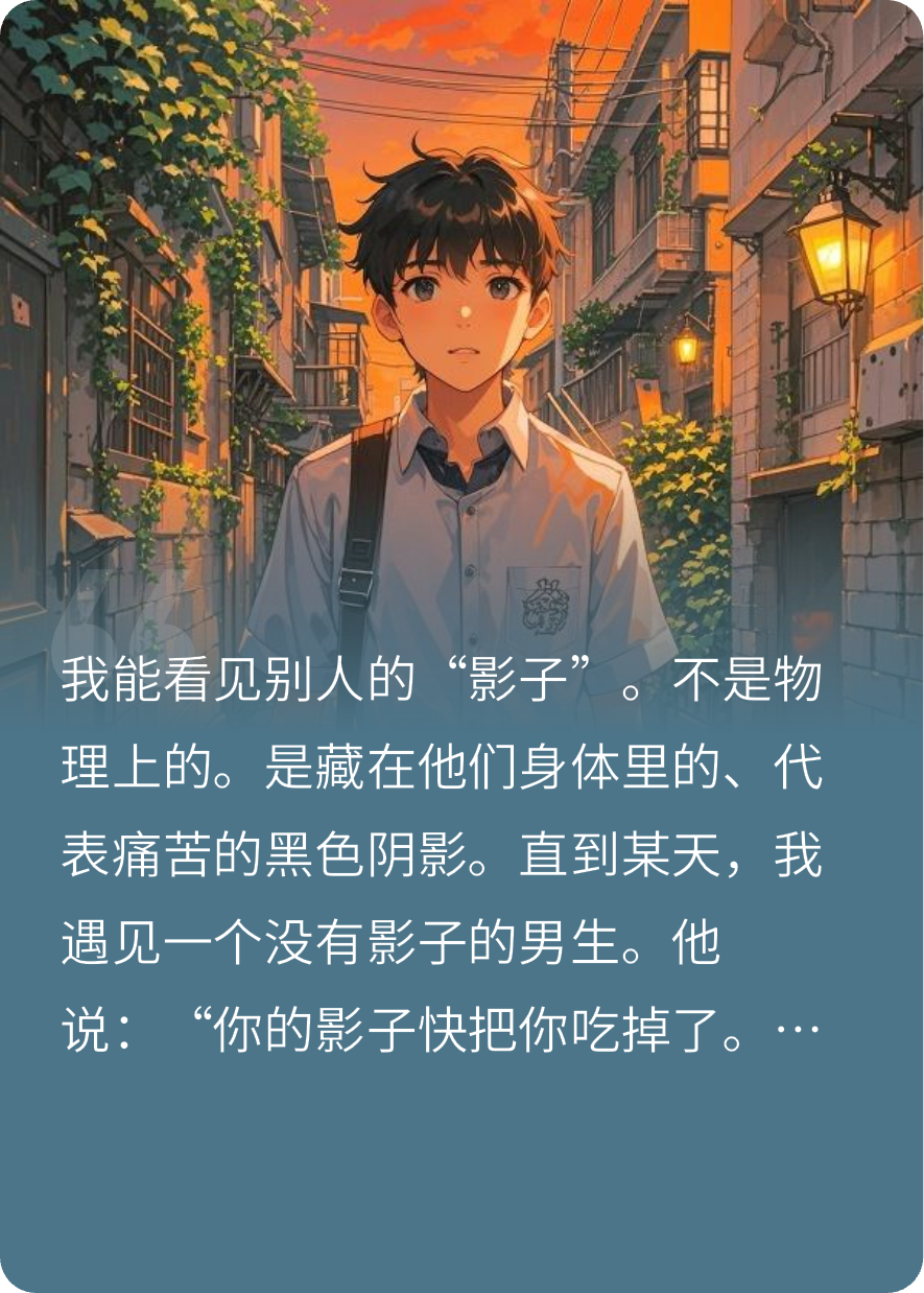 他替我背起了影子