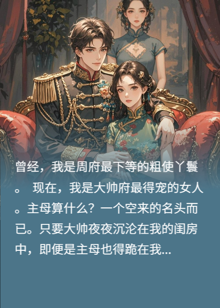 大帅，黑心莲丫鬟把主母逼疯了