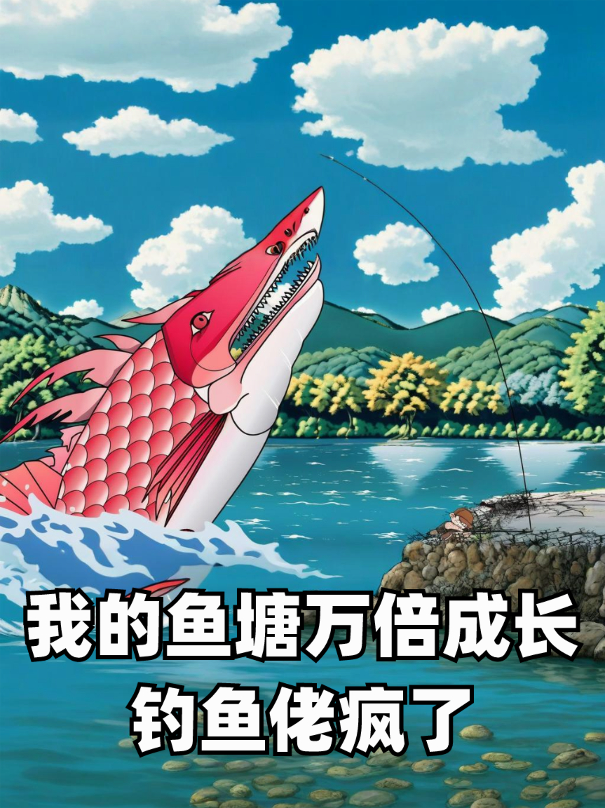 我的鱼塘万倍成长，钓鱼佬疯了​