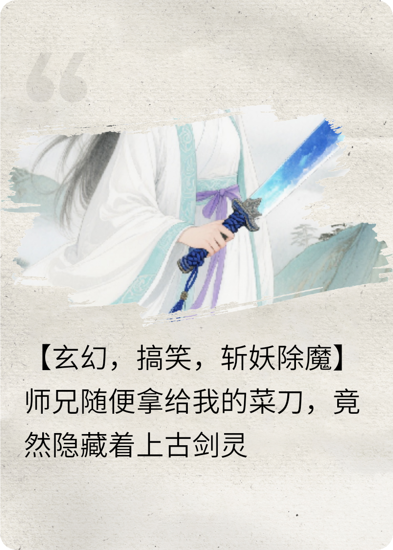 祖传菜刀竟是上古剑灵