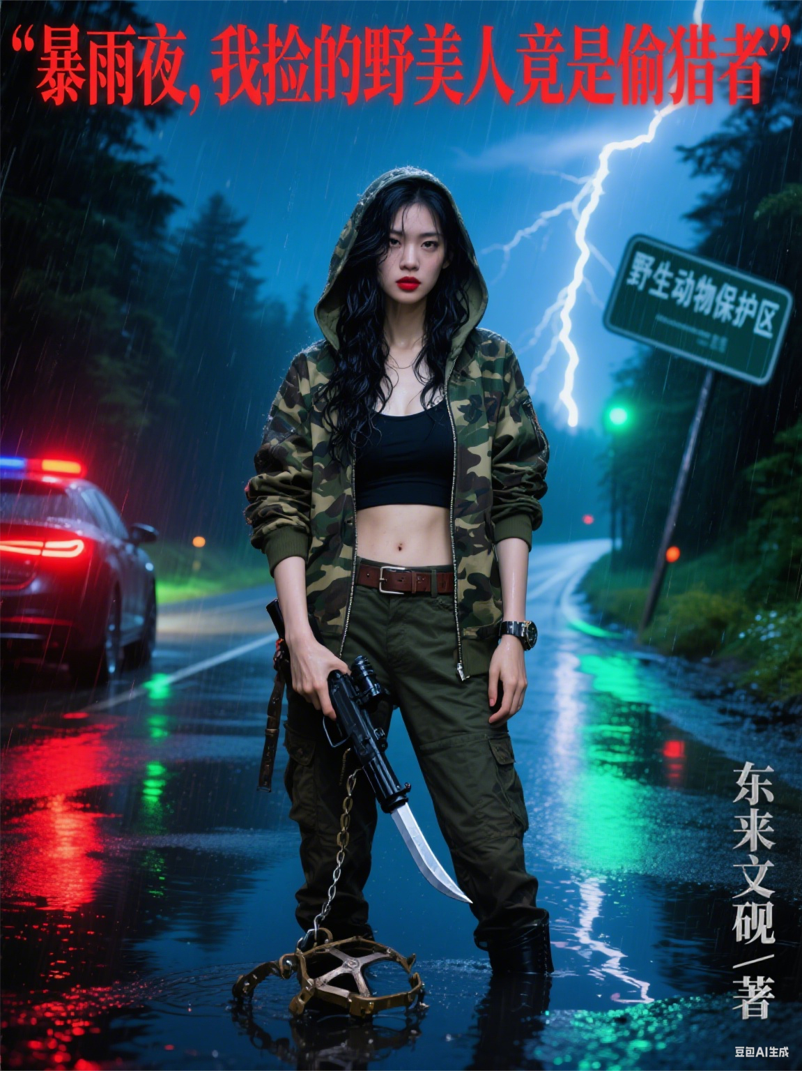 暴雨夜，我捡的野美人竟是偷猎者