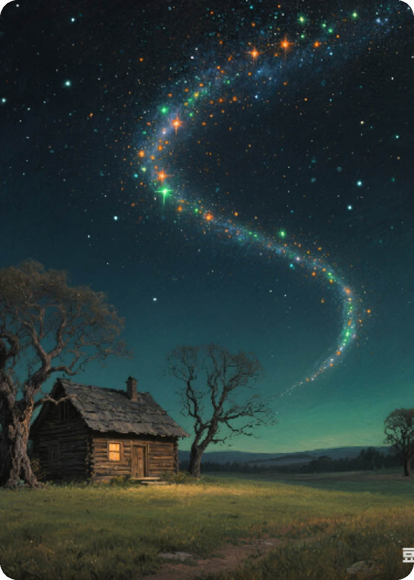 窗外一条远航的星河