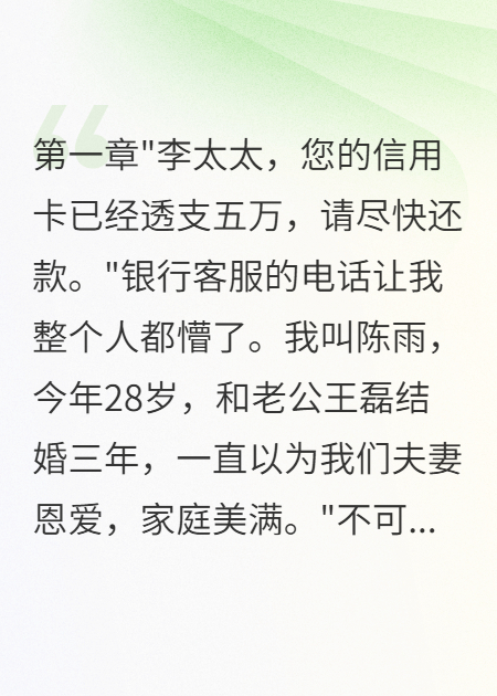 老公背着我借钱打赏女主播