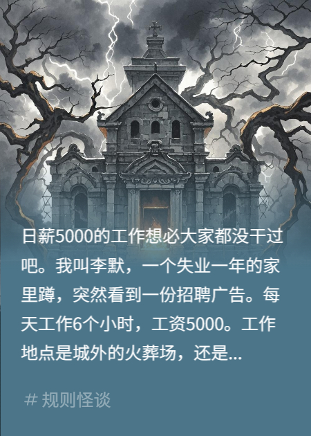 规则怪谈：入职深夜火葬场