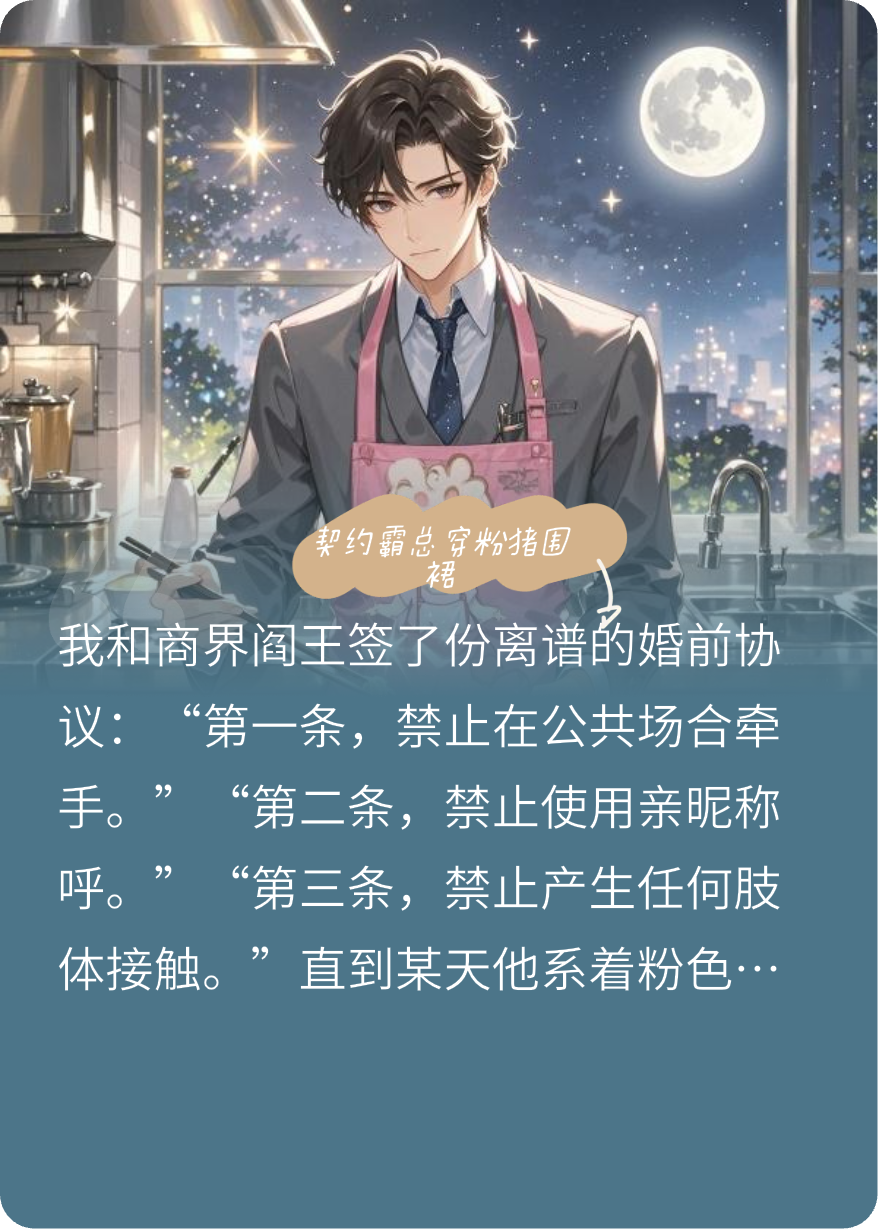 契约霸总穿粉猪围裙