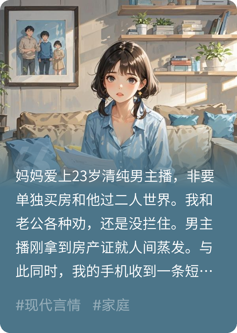 主播不爱钱，只收房产证