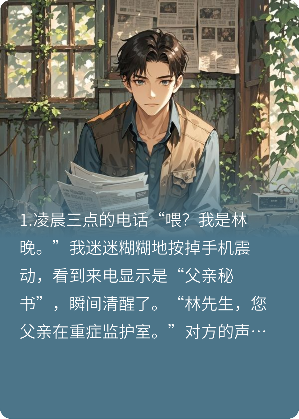 U盘里的秘密：林氏遗产争夺战
