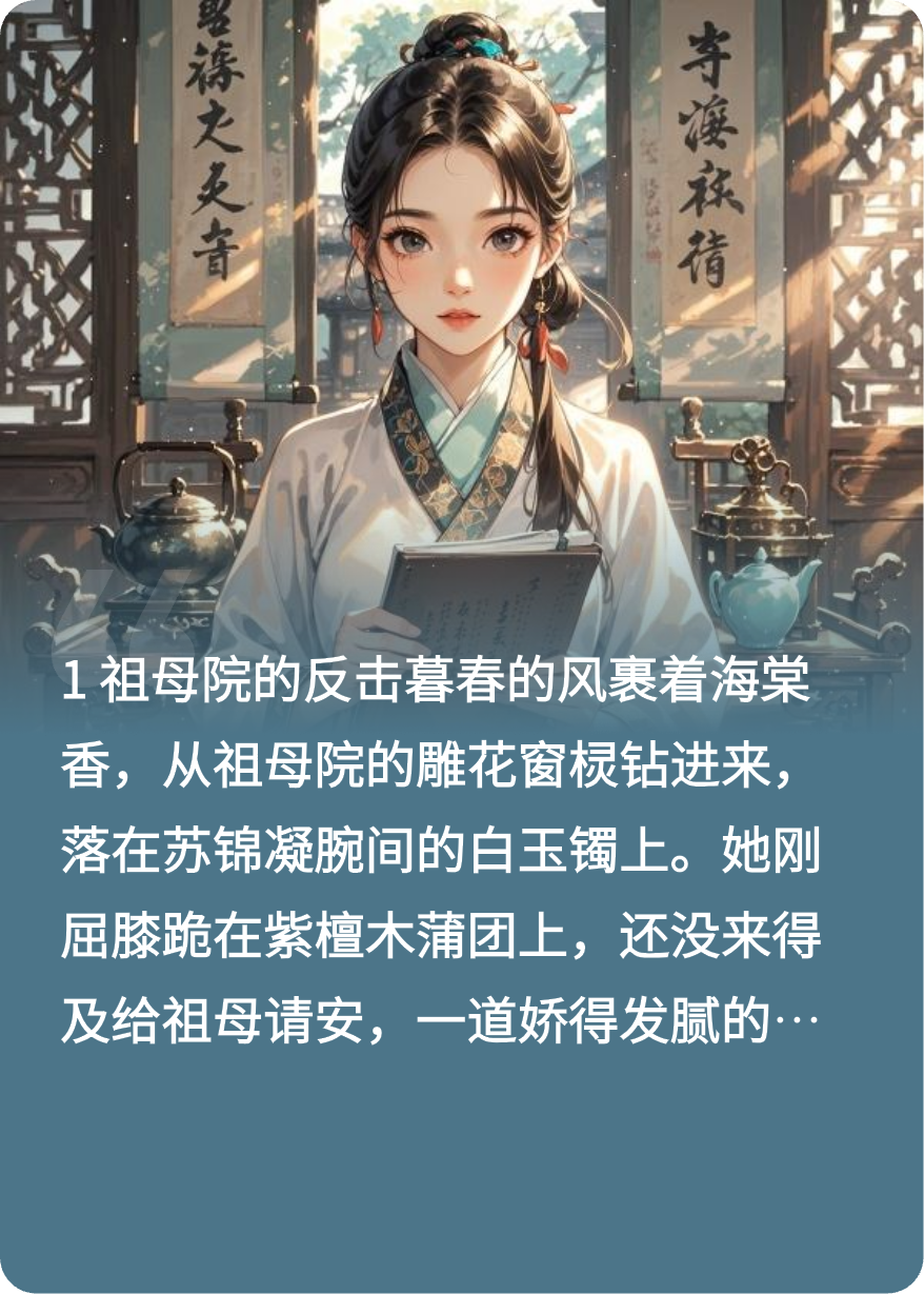 重生后，我撕了嫡姐的白莲花剧本