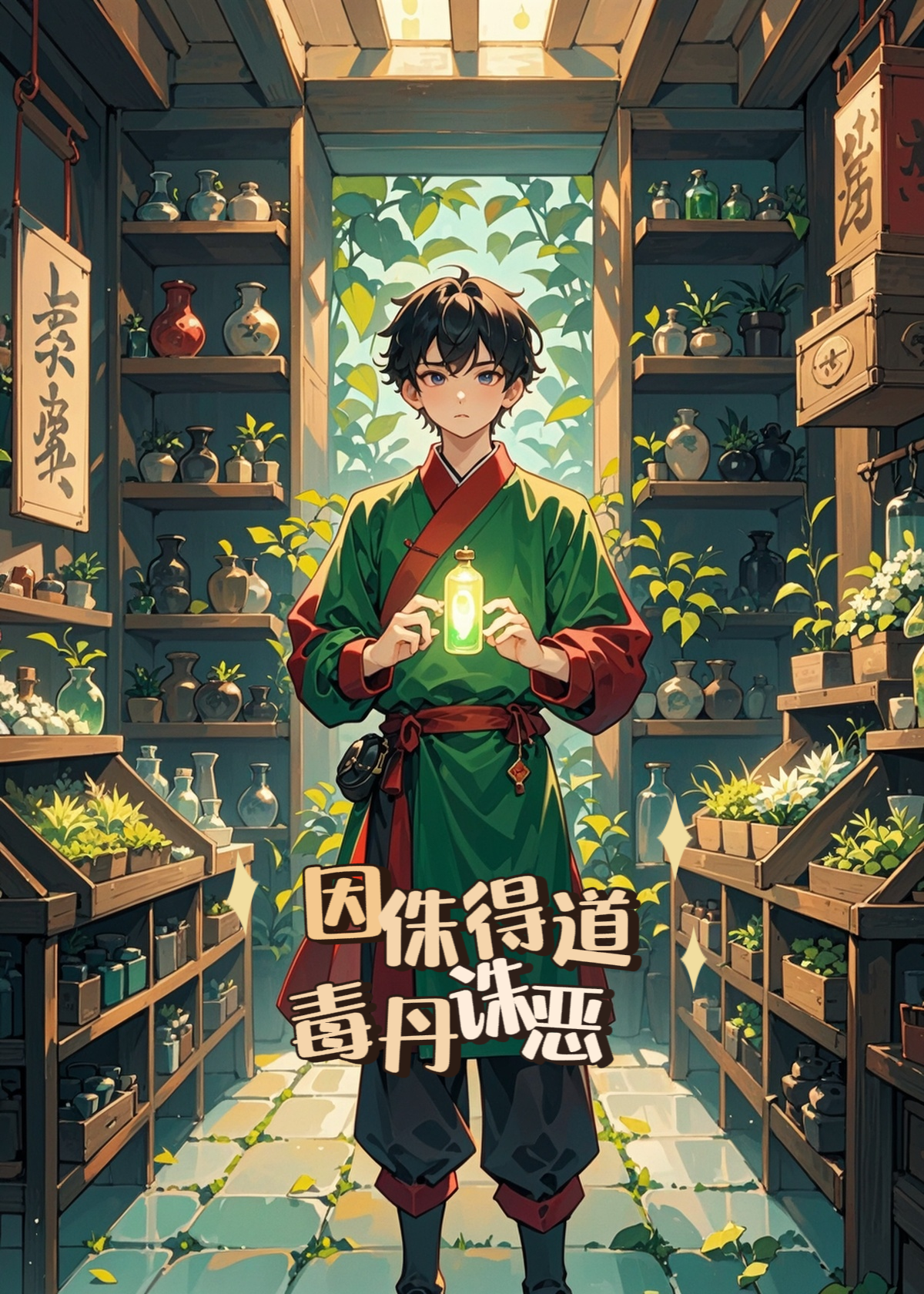 因侏得道，毒丹诛恶