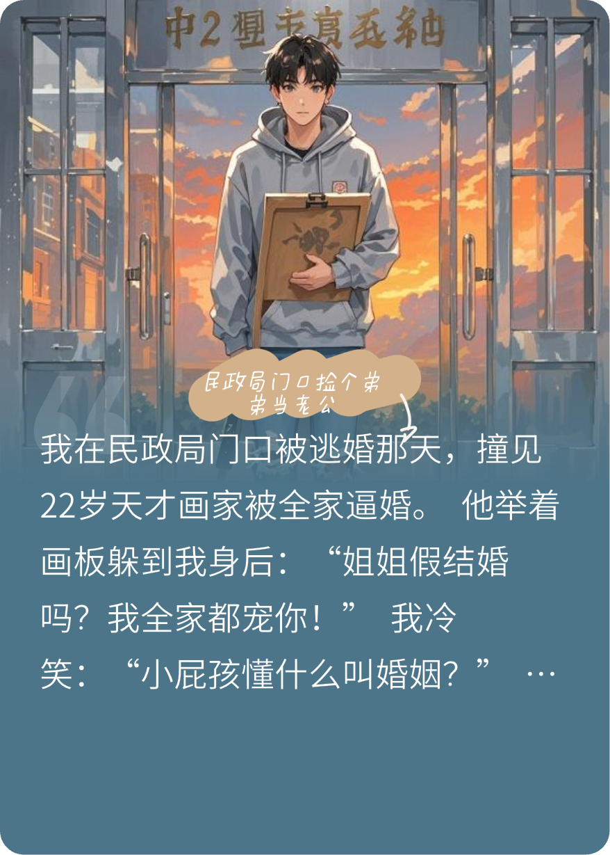 民政局门口捡个弟弟当老公