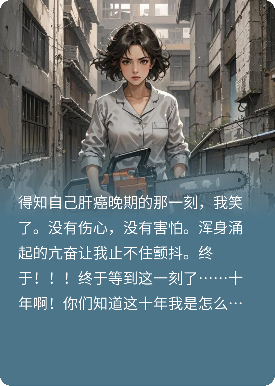 肝癌晚期我拿电锯敲响了楼上房门