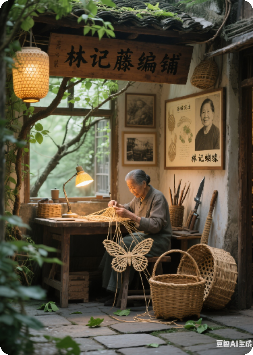 青藤巷藤编记