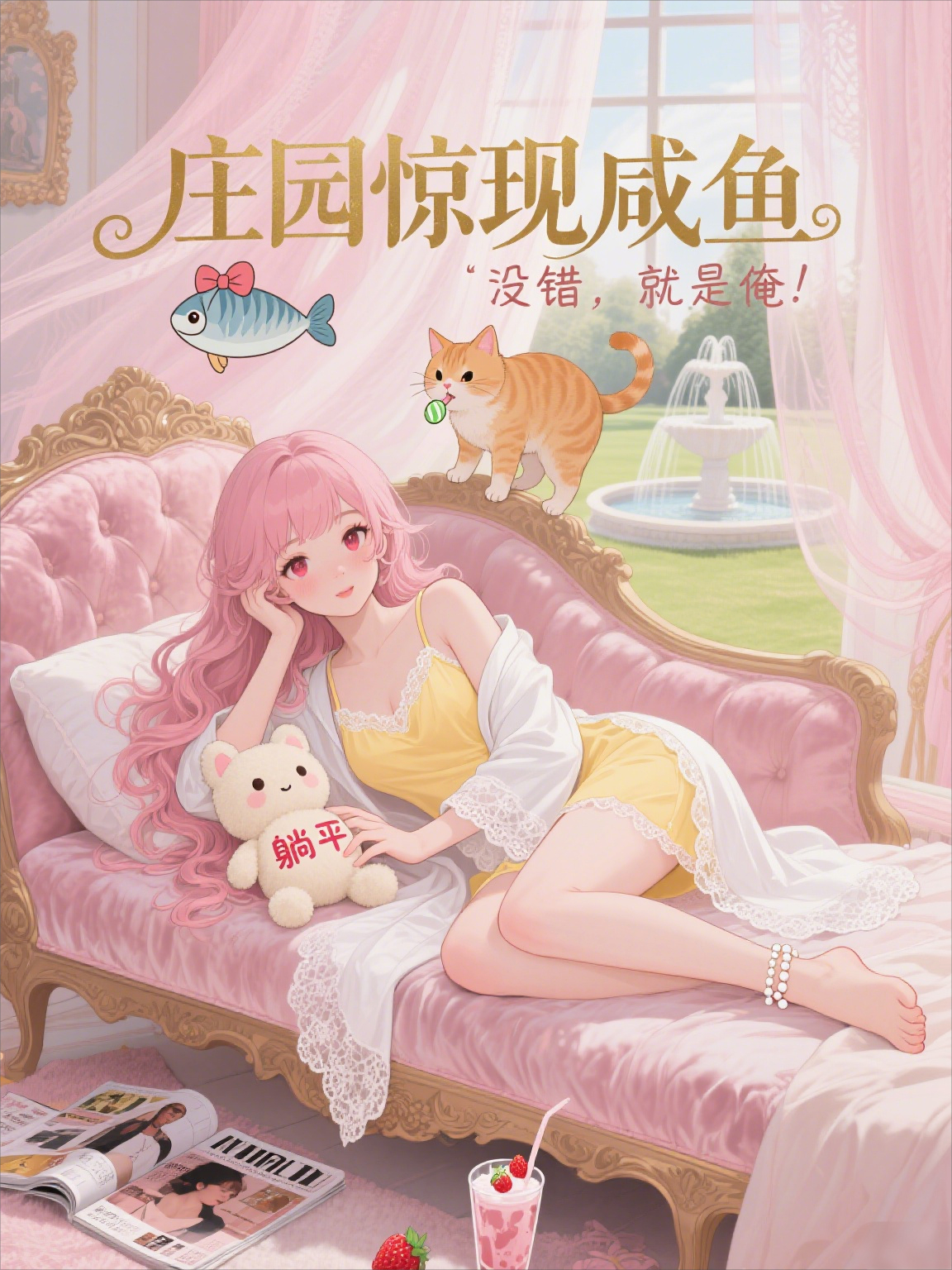 庄园惊现咸鱼：没错，就是俺!