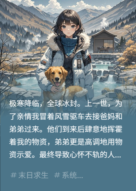 极寒末世，我涮着火锅泡着温泉