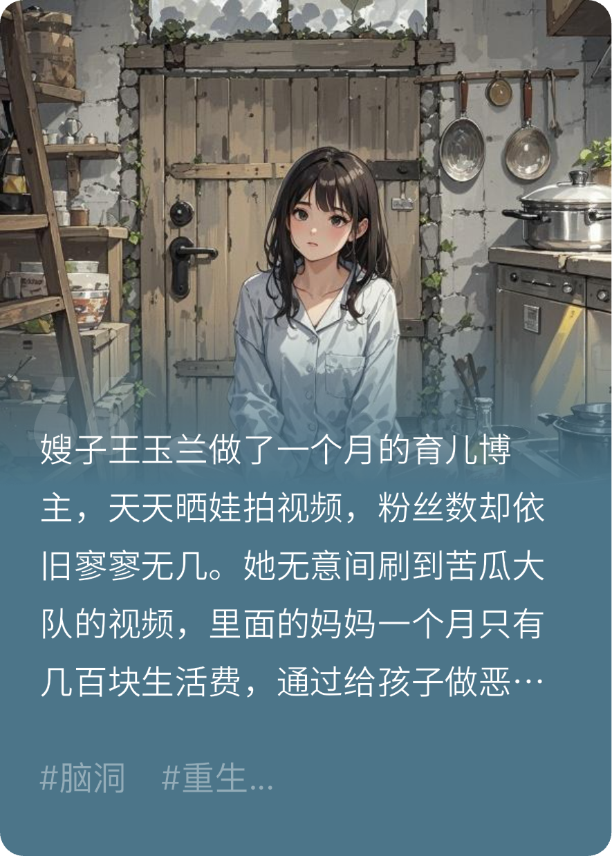 重生后，嫂子的苦瓜路我不拦了