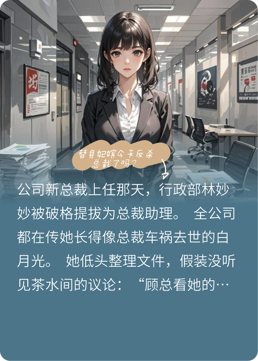 替身妃嫔今天反杀总裁了吗？