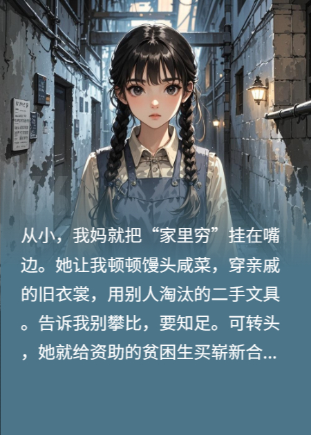 行李箱给养女，让我抗蛇皮袋上学