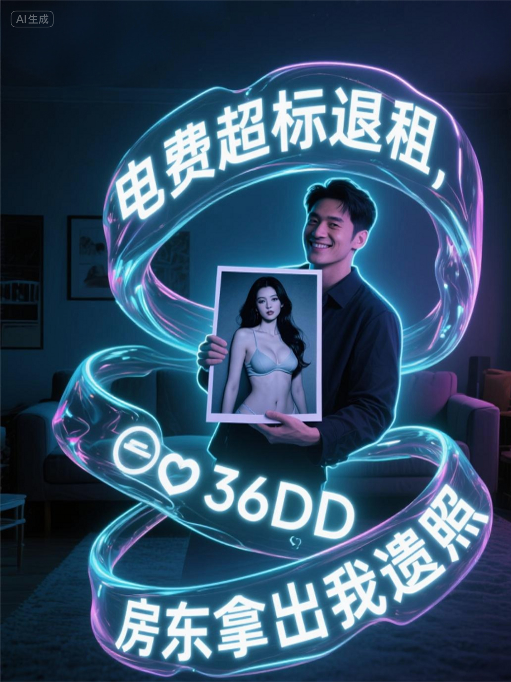 电费超标退租，房东拿出我遗照