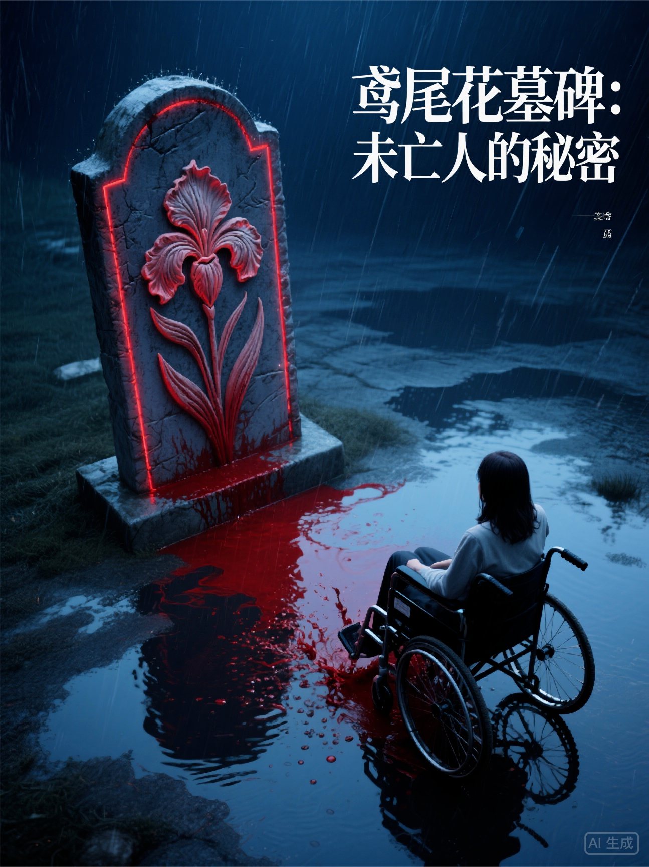 《五年后，墓园轮椅上的她》
