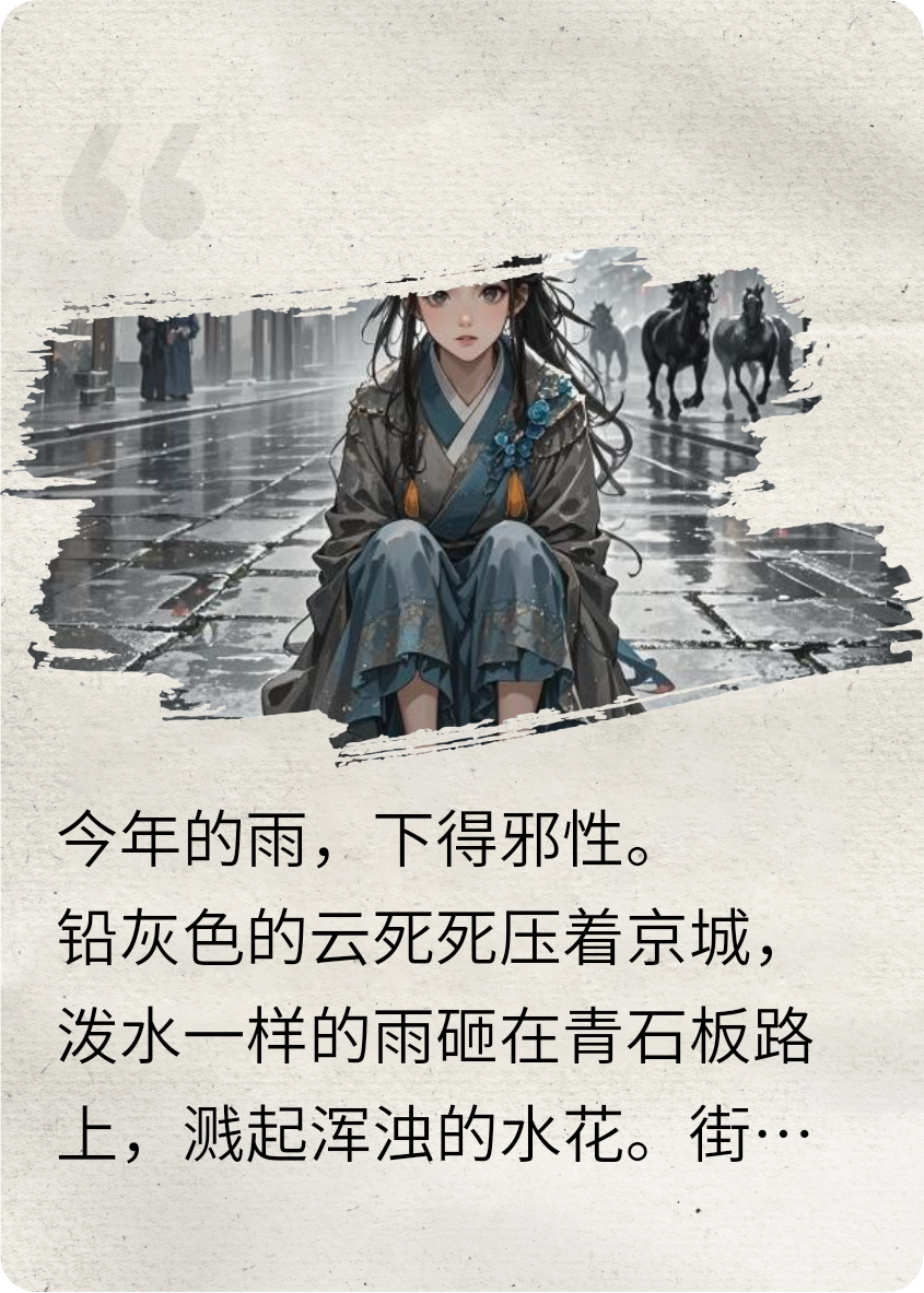 伞尖一抖，长宁公主震朝堂